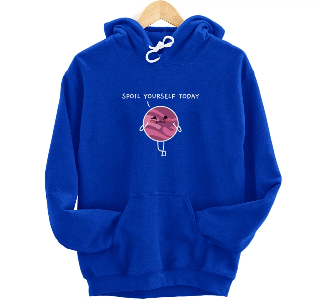 Spoil Yourself Today Bath Bombs Pun Apparel Relaxing Quote Pullover Hoodie