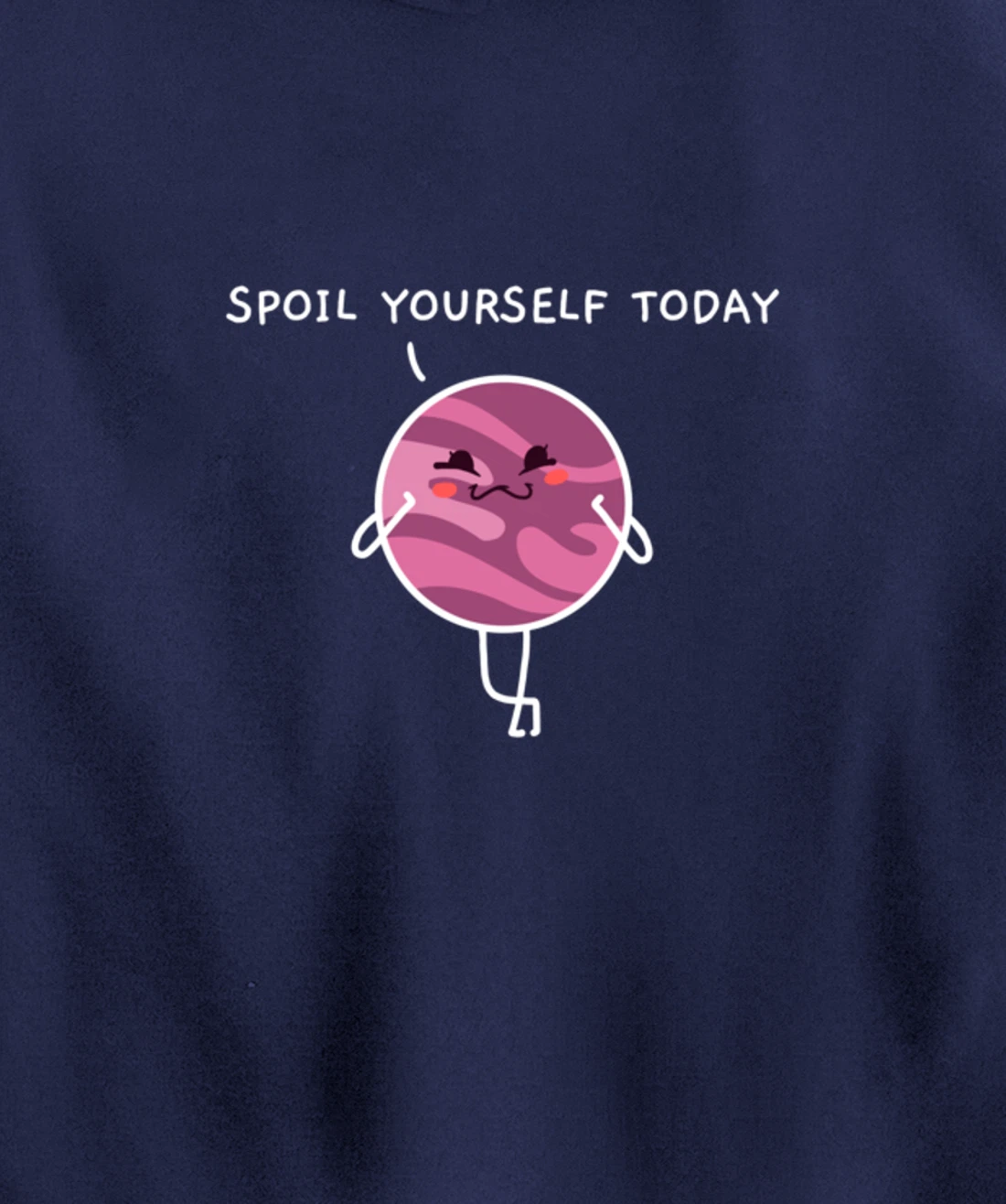 Spoil Yourself Today Bath Bombs Pun Apparel Relaxing Quote Pullover Hoodie