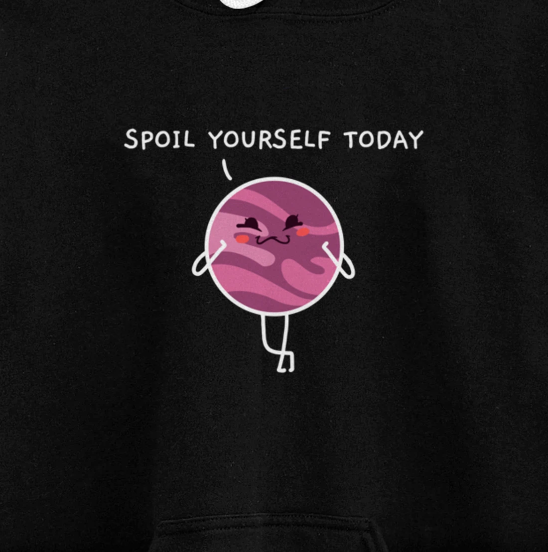 Spoil Yourself Today Bath Bombs Pun Apparel Relaxing Quote Pullover Hoodie