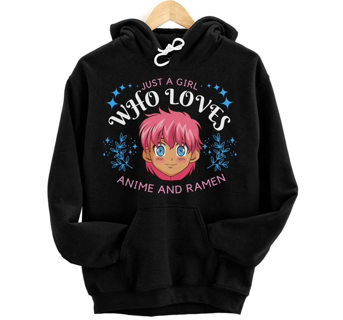 Anime Art For Women Teen Girls Anime Merch Ramen Anime Lover Pullover Hoodie