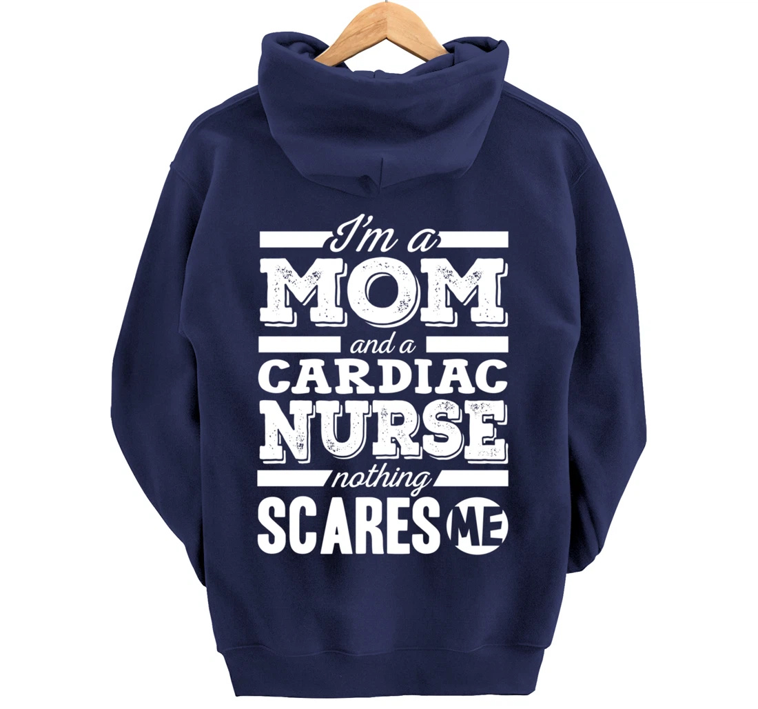 Funny Nursing Lover Mom Graphic Women Mothers Cardiac Nurse Pullover Hoodie