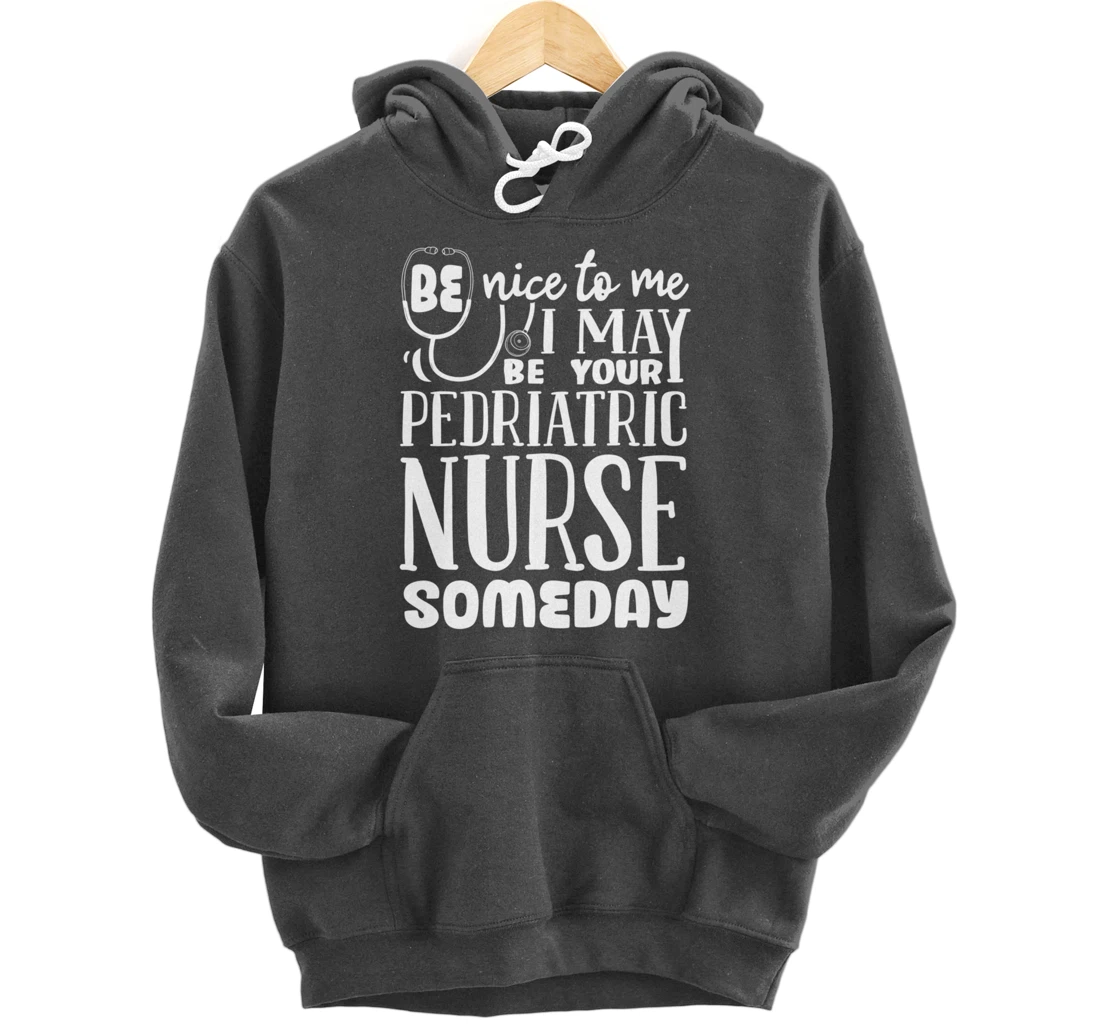 Funny Nursing Lover Graphic Women and Men Pediatric Nurse Pullover Hoodie