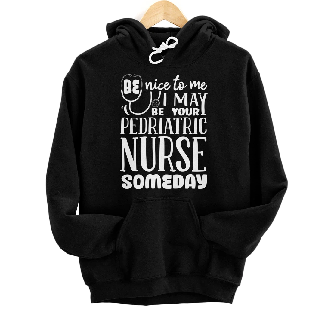 Funny Nursing Lover Graphic Women and Men Pediatric Nurse Pullover Hoodie