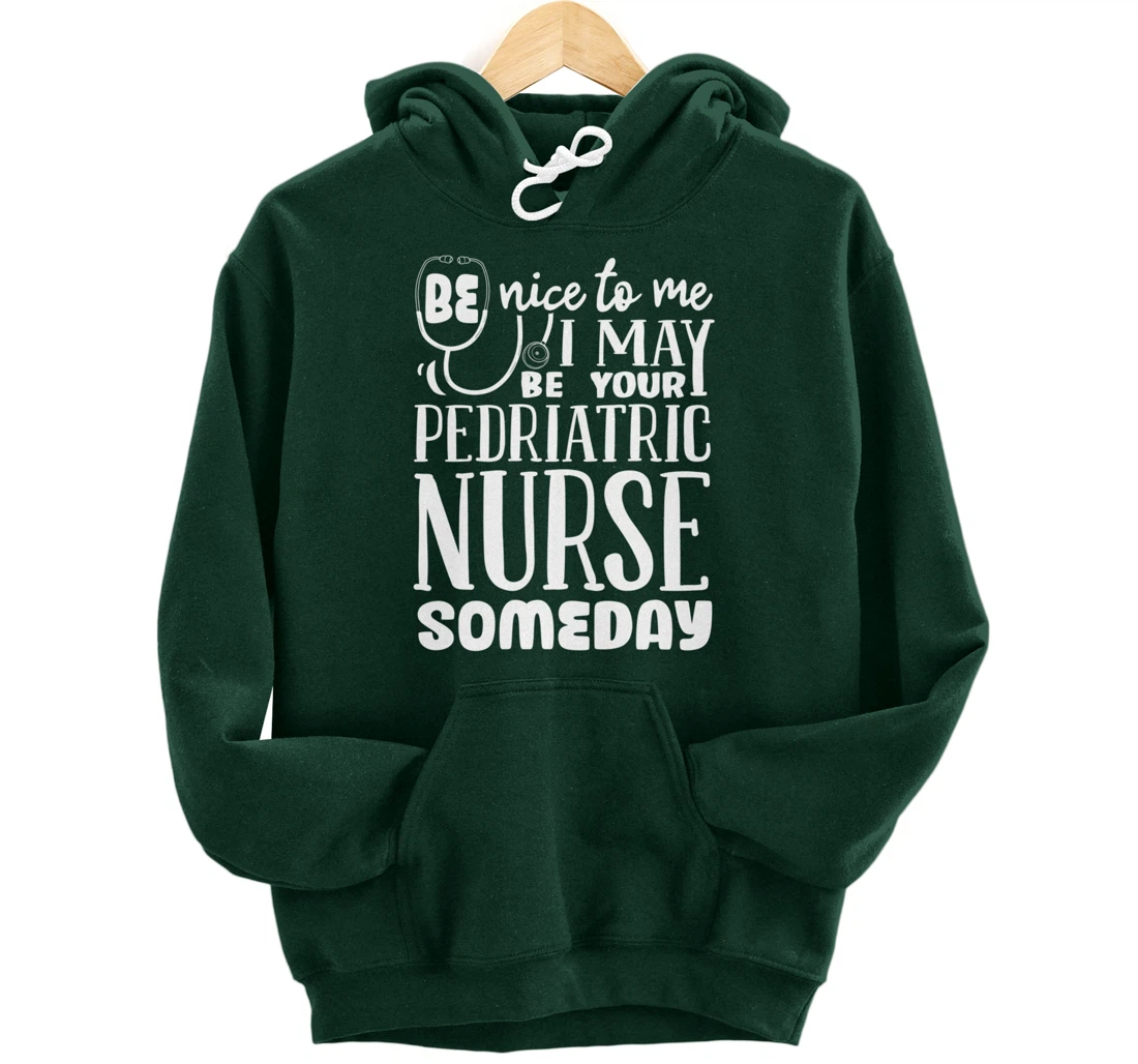 Funny Nursing Lover Graphic Women and Men Pediatric Nurse Pullover Hoodie