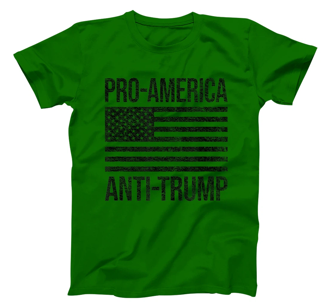 PRO AMERICA ANTI TRUMP US AMERICAN FLAG PATRIOT T-Shirt