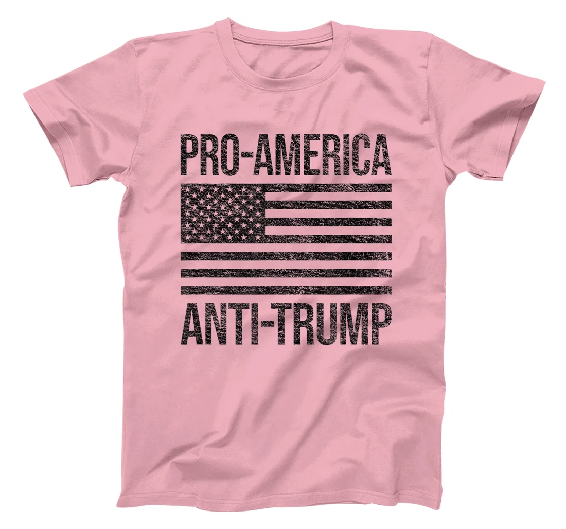 PRO AMERICA ANTI TRUMP US AMERICAN FLAG PATRIOT T-Shirt
