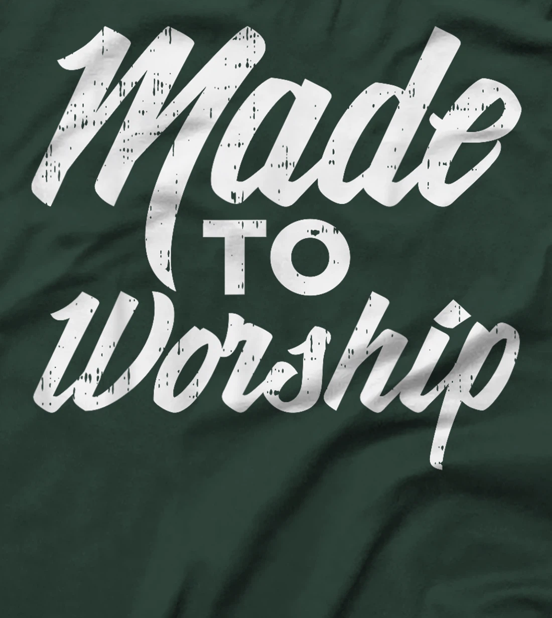 Made To Worship Jesus Christian Catholic Religion God Gift T-Shirt