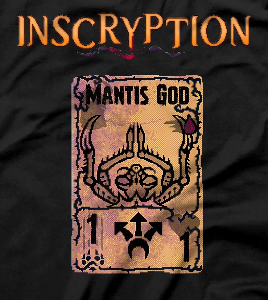Inscryption Mantis God Psychological Horror Card Game T-Shirt