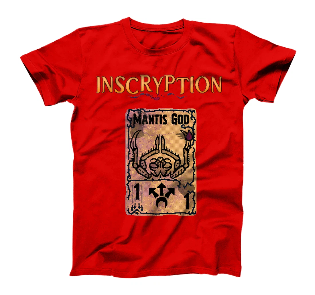 Inscryption Mantis God Psychological Horror Card Game T-Shirt