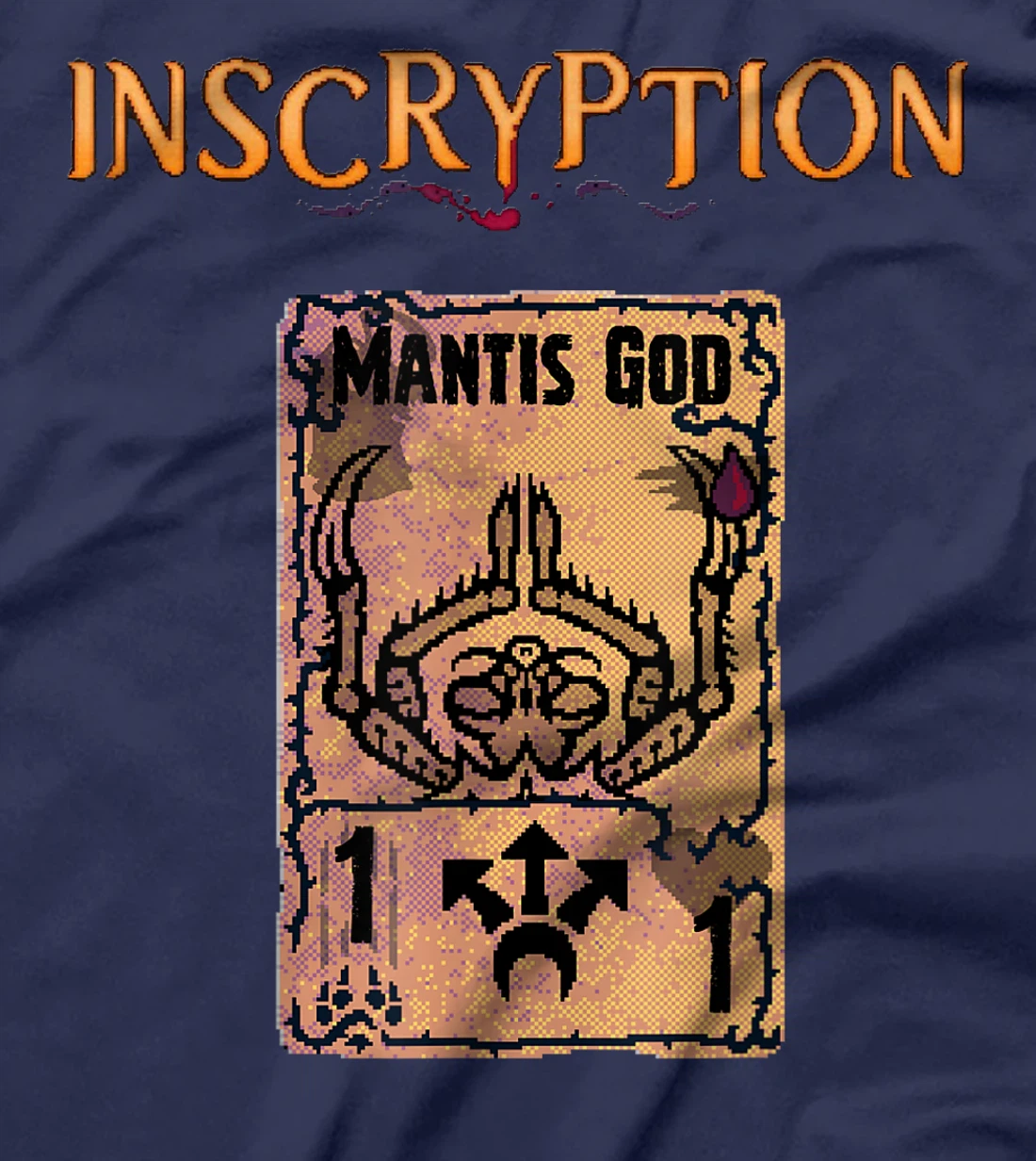 Inscryption Mantis God Psychological Horror Card Game T-Shirt