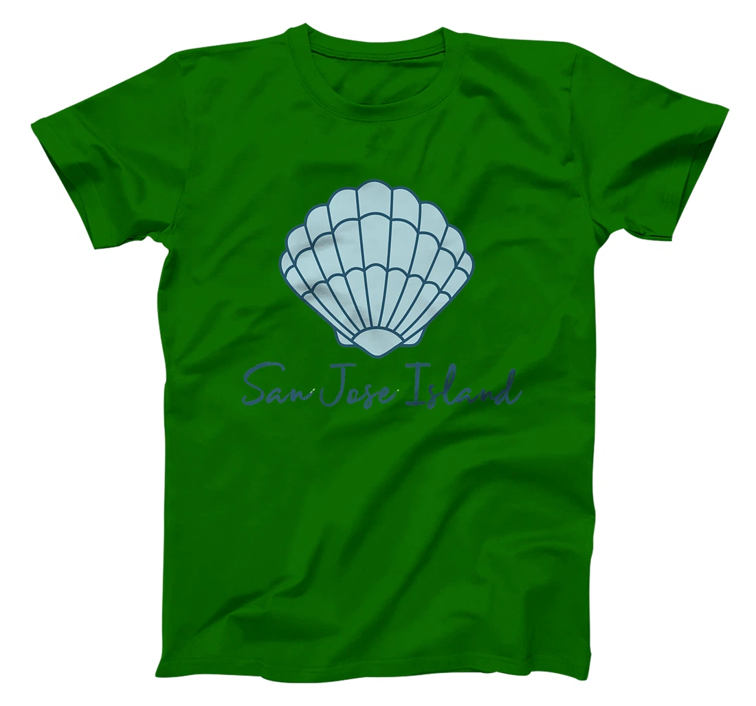 San Jose Island Texas Scallop Shell Seashells Beach Combing Premium T-Shirt