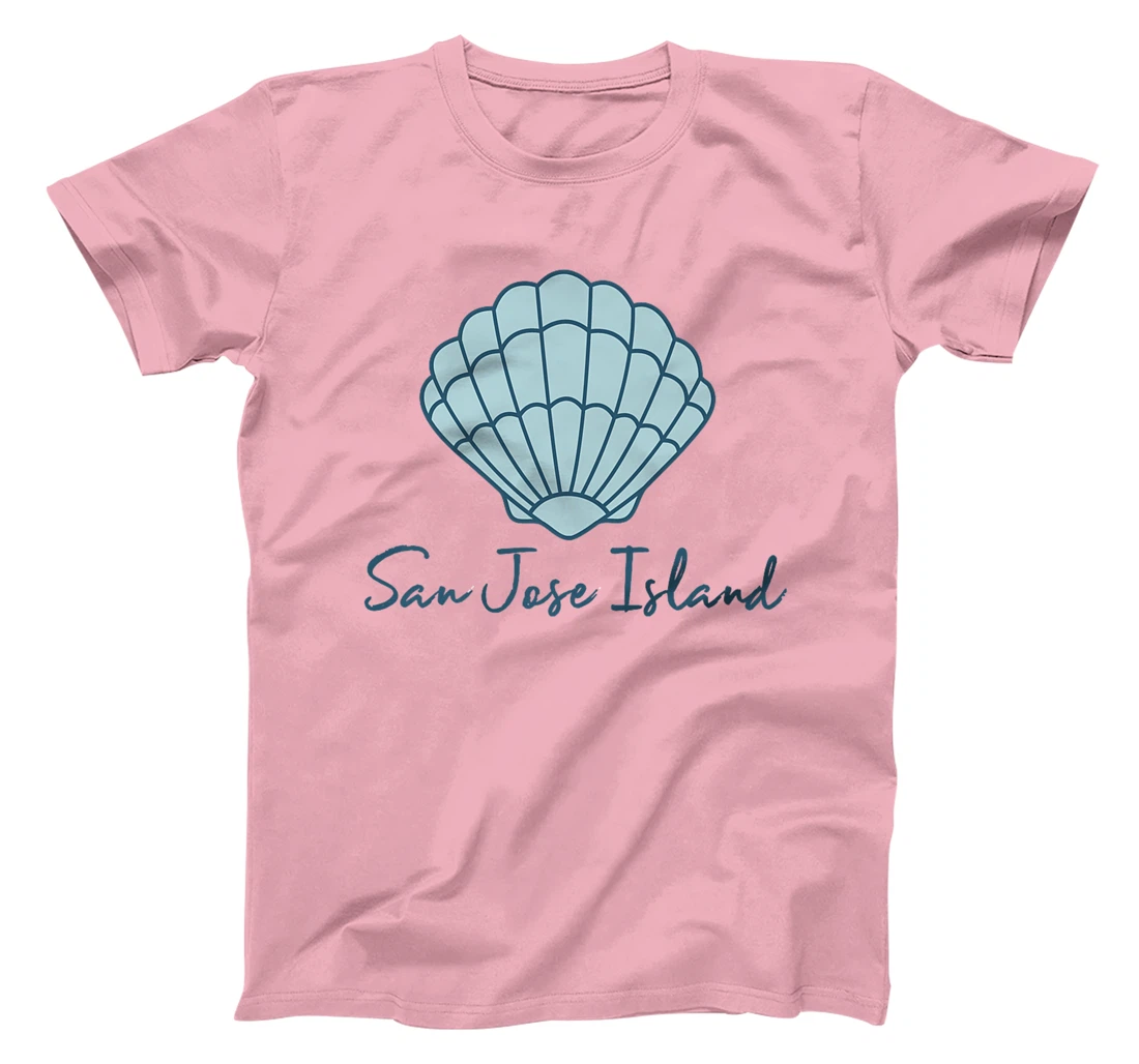San Jose Island Texas Scallop Shell Seashells Beach Combing Premium T-Shirt