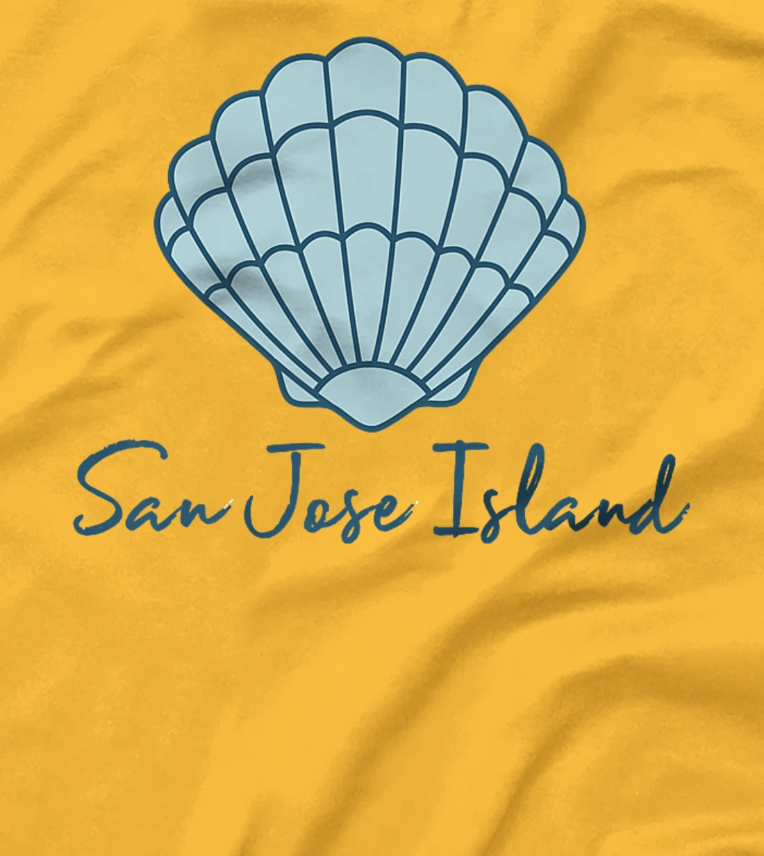 San Jose Island Texas Scallop Shell Seashells Beach Combing Premium T-Shirt