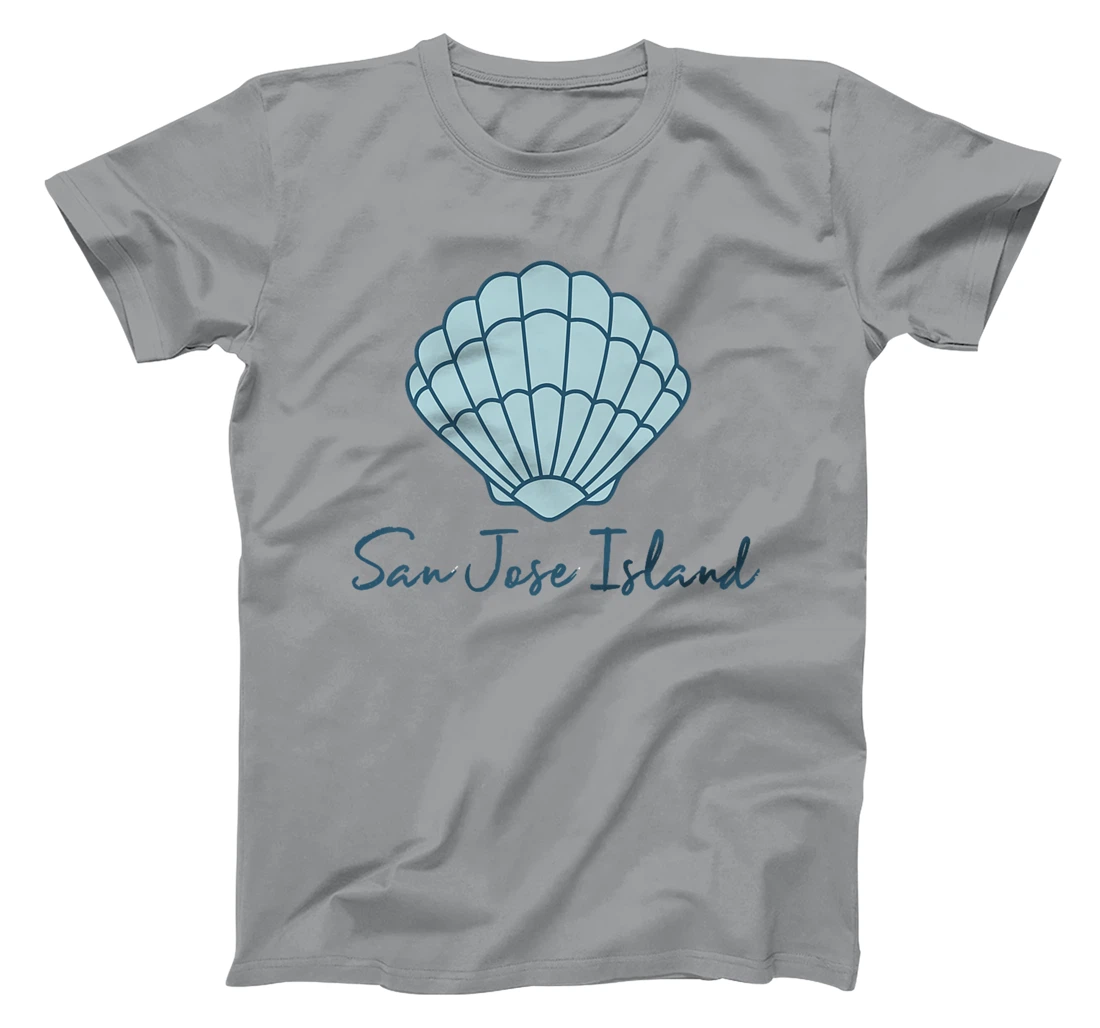 San Jose Island Texas Scallop Shell Seashells Beach Combing Premium T-Shirt