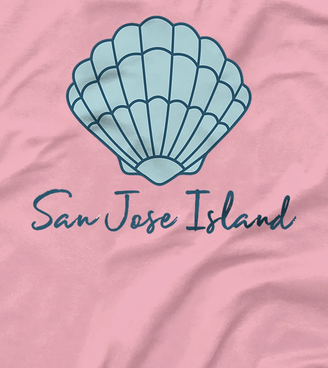 San Jose Island Texas Scallop Shell Seashells Beach Combing Premium T-Shirt