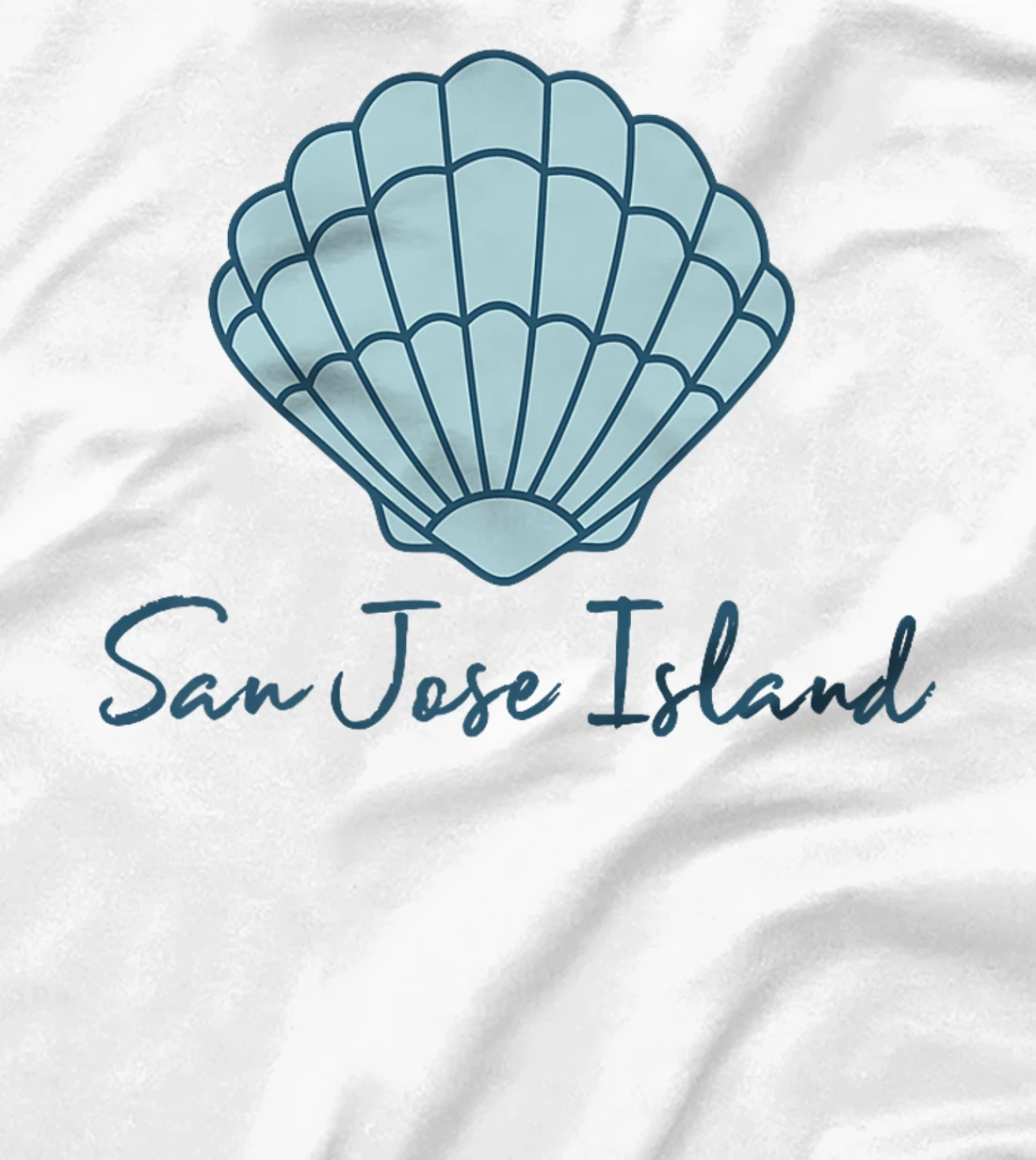 San Jose Island Texas Scallop Shell Seashells Beach Combing Premium T-Shirt