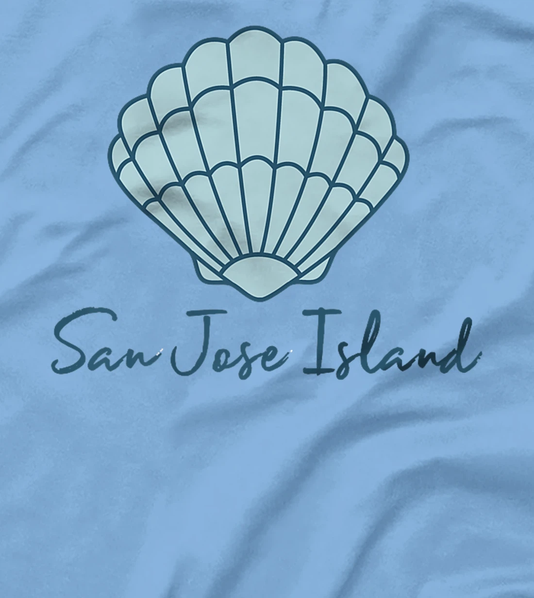 San Jose Island Texas Scallop Shell Seashells Beach Combing Premium T-Shirt