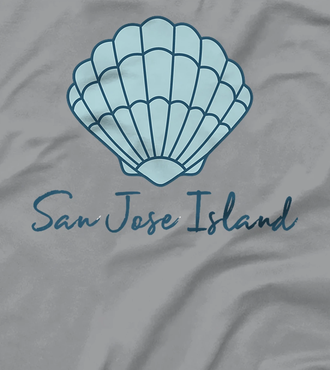 San Jose Island Texas Scallop Shell Seashells Beach Combing Premium T-Shirt