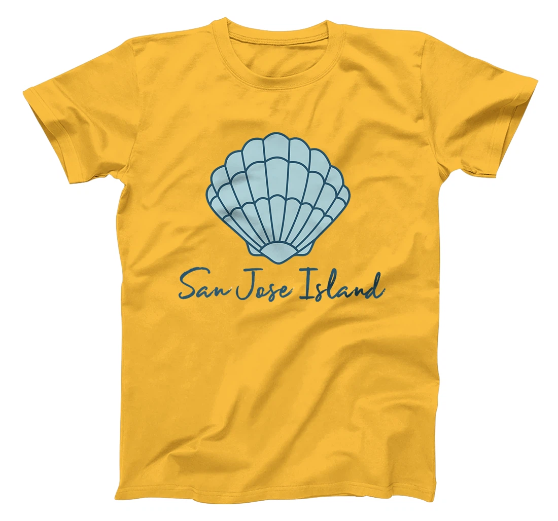 San Jose Island Texas Scallop Shell Seashells Beach Combing Premium T-Shirt