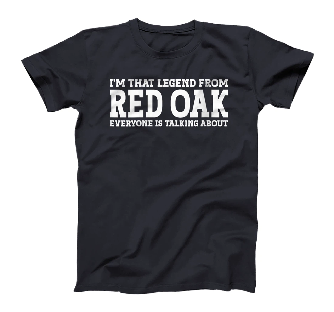 Womens Red Oak Hometown TX Texas Home Roots Funny City Red Oak T-Shirt