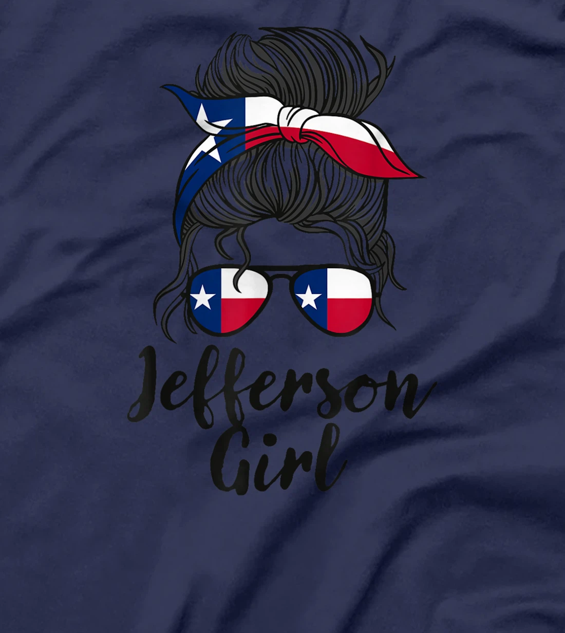 Womens Jefferson Texas Women Girl T-Shirt