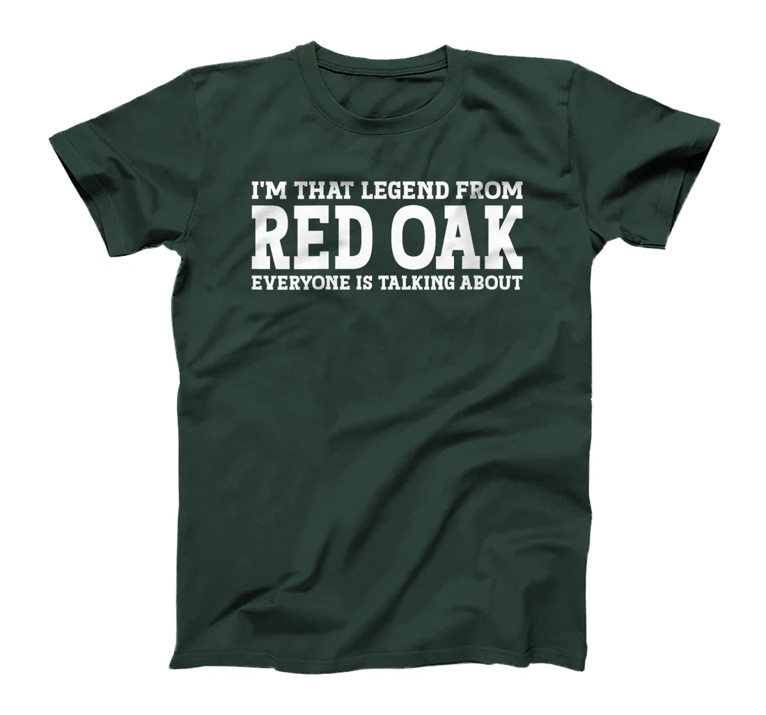 Womens Red Oak Hometown TX Texas Home Roots Funny City Red Oak T-Shirt