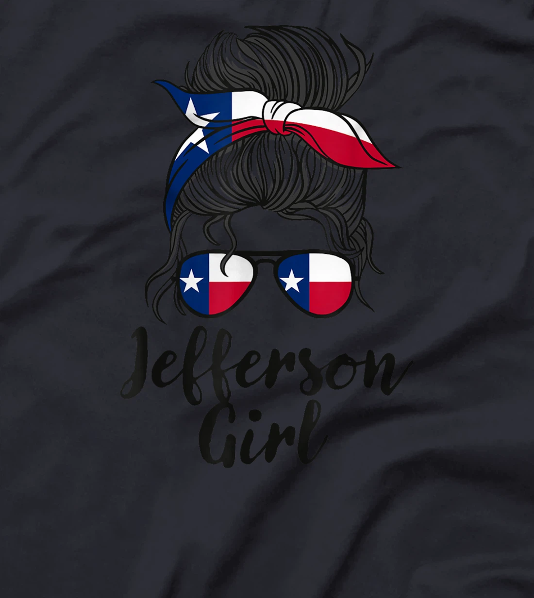 Womens Jefferson Texas Women Girl T-Shirt
