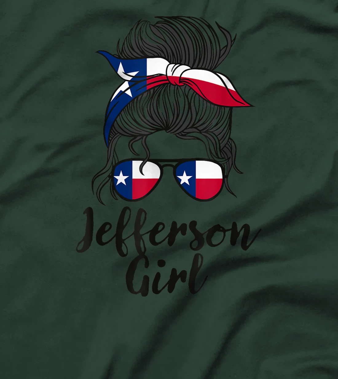 Womens Jefferson Texas Women Girl T-Shirt