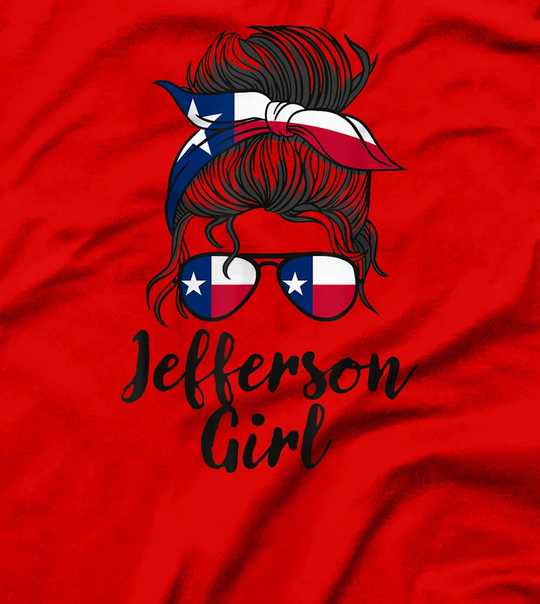 Womens Jefferson Texas Women Girl T-Shirt