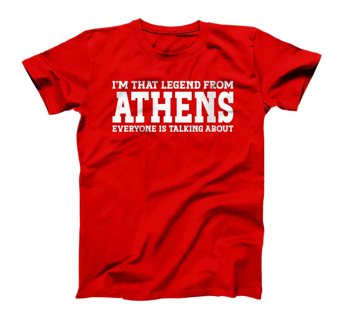 Womens Athens Hometown TX Texas Home Roots Funny City Athens T-Shirt