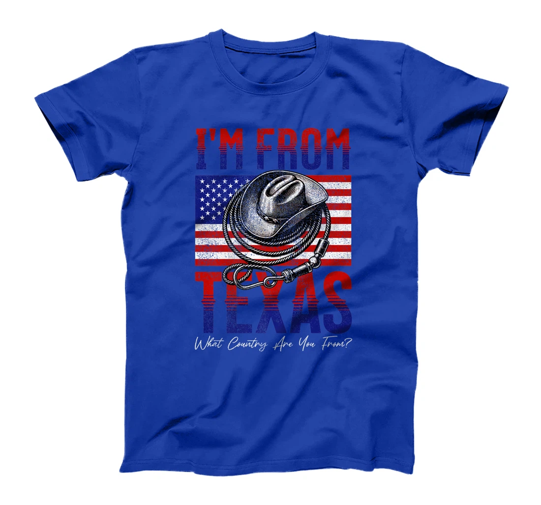I'm From Texas, What Country Are You From? Funny Pun Premium T-Shirt