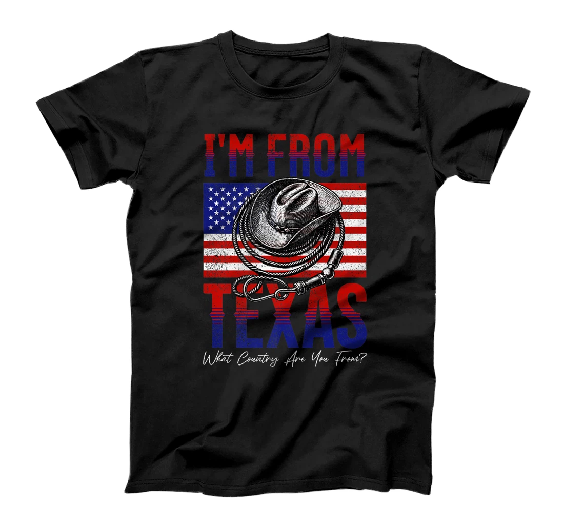 I'm From Texas, What Country Are You From? Funny Pun Premium T-Shirt