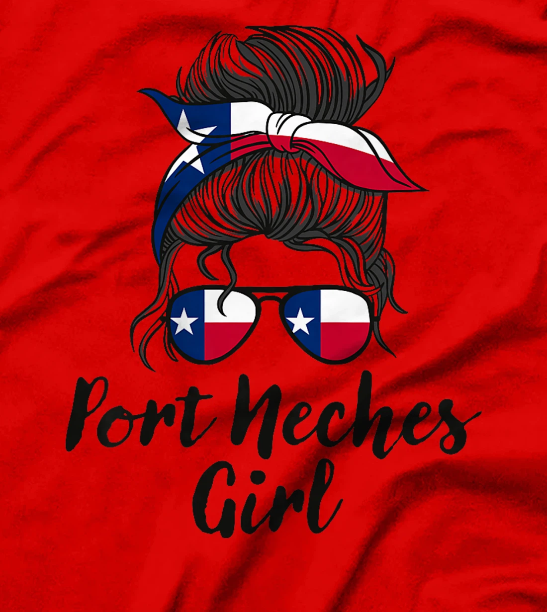 Womens Port Neches Texas Women Girl T-Shirt