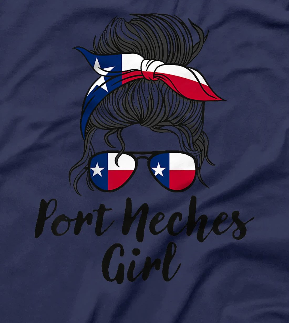 Womens Port Neches Texas Women Girl T-Shirt