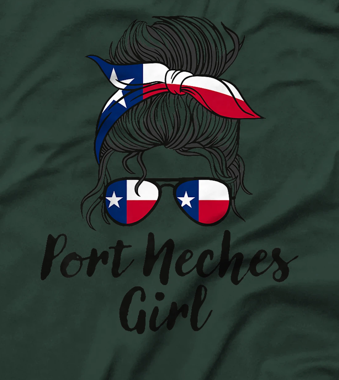 Womens Port Neches Texas Women Girl T-Shirt