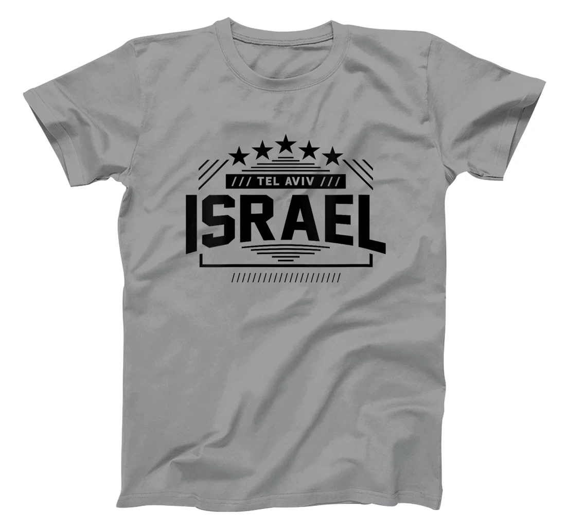 Womens Israel Tel Avivv Famous Israelian City Landmarks Israeli Art T-Shirt