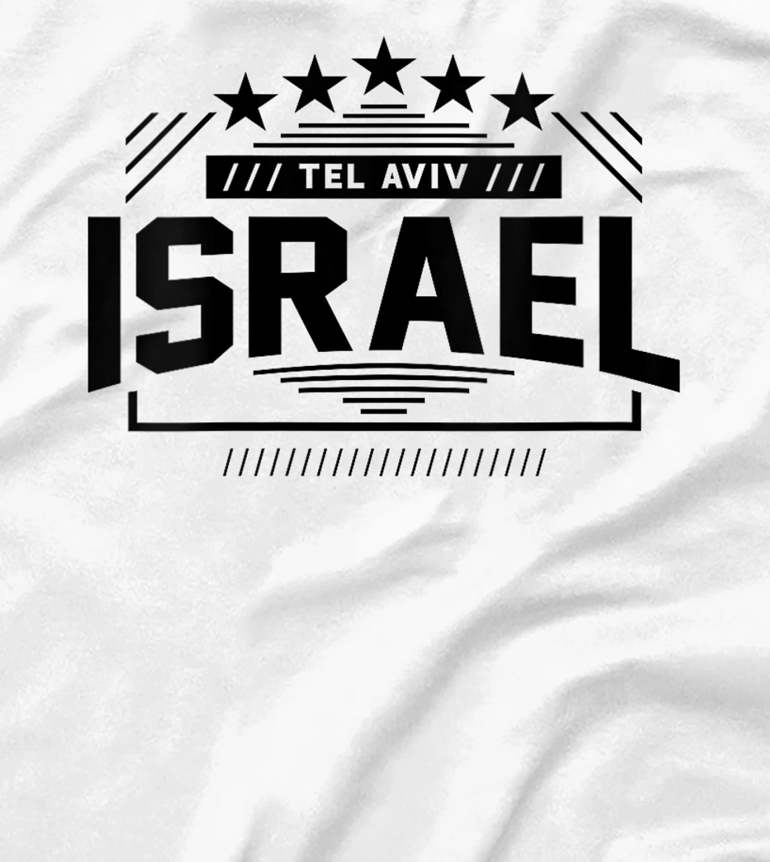 Womens Israel Tel Avivv Famous Israelian City Landmarks Israeli Art T-Shirt