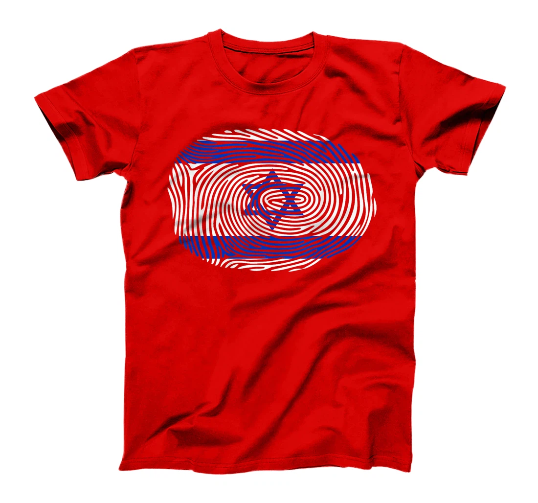 Israel Flag Map - Israel Country T-Shirt