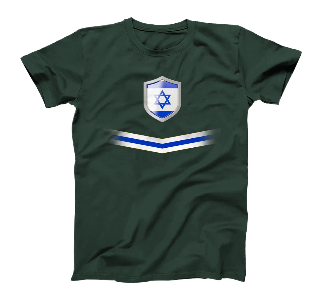 Israel Flag Map - Israel Country Premium T-Shirt