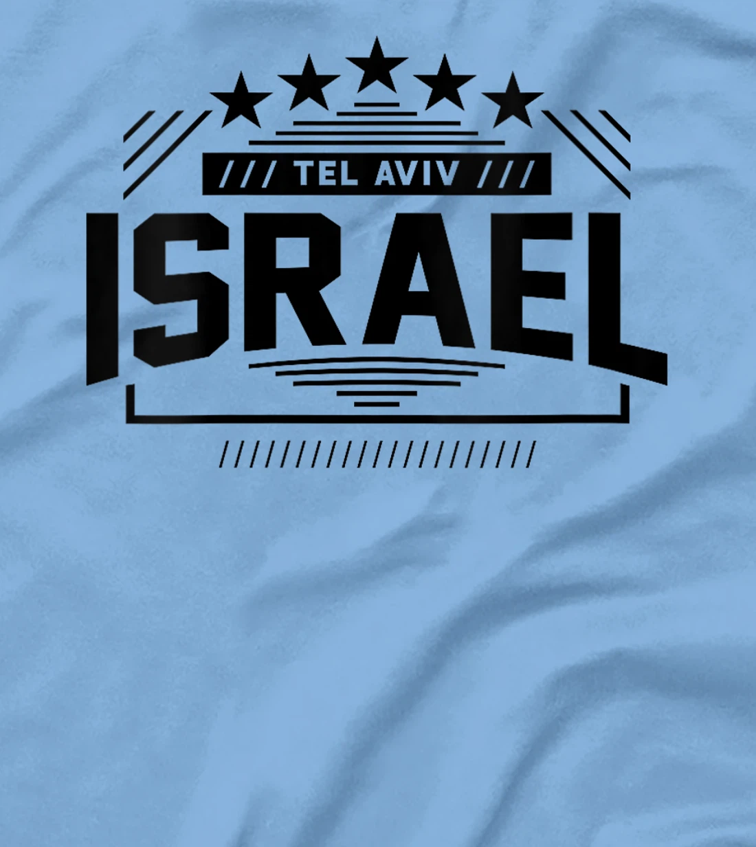 Womens Israel Tel Avivv Famous Israelian City Landmarks Israeli Art T-Shirt