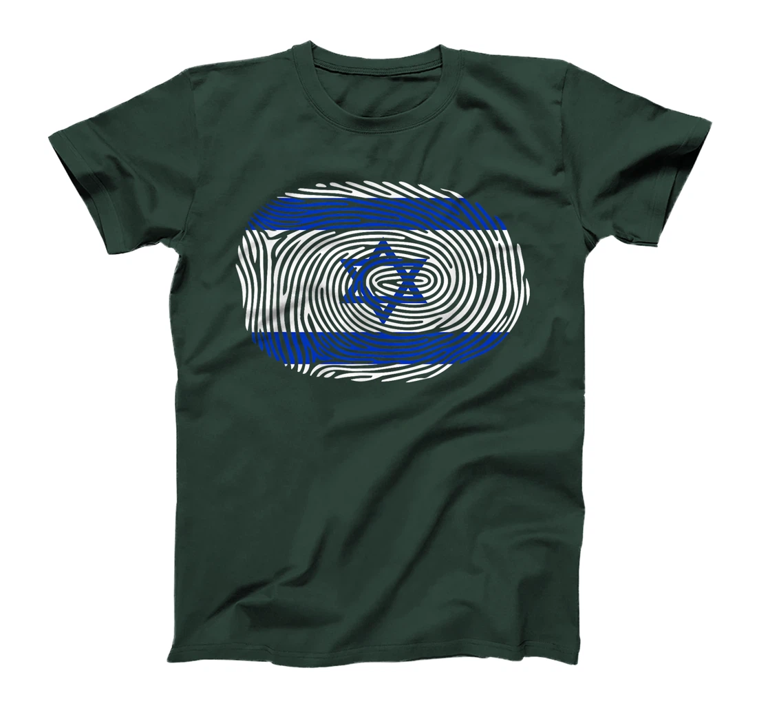 Israel Flag Map - Israel Country T-Shirt