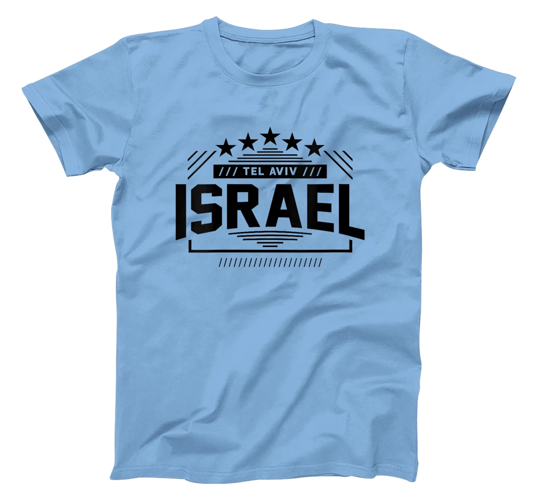 Womens Israel Tel Avivv Famous Israelian City Landmarks Israeli Art T-Shirt