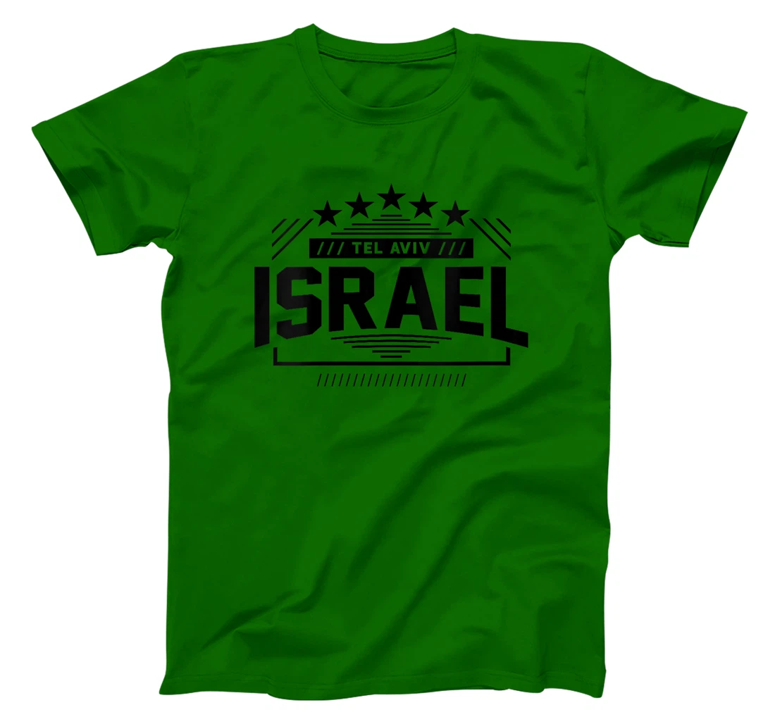 Womens Israel Tel Avivv Famous Israelian City Landmarks Israeli Art T-Shirt