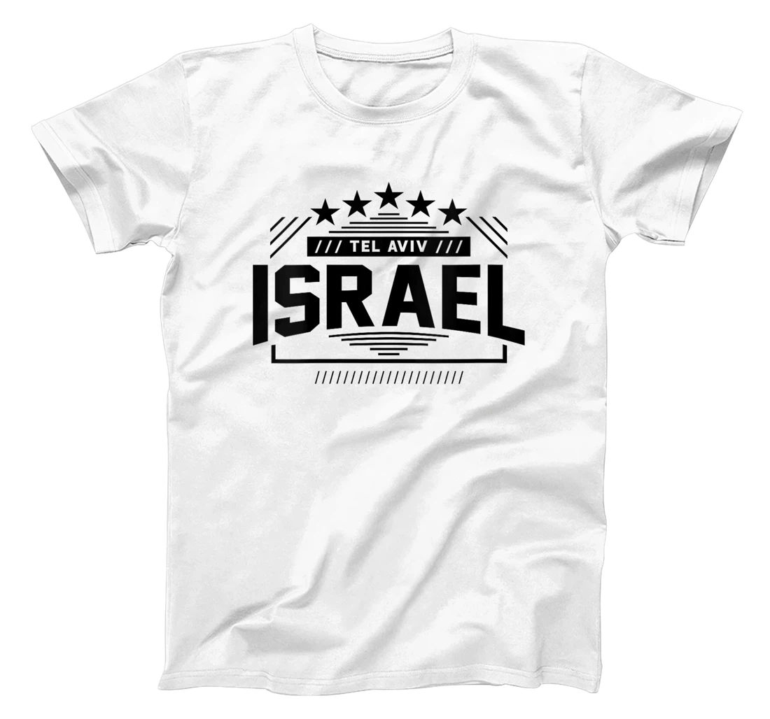 Womens Israel Tel Avivv Famous Israelian City Landmarks Israeli Art T-Shirt