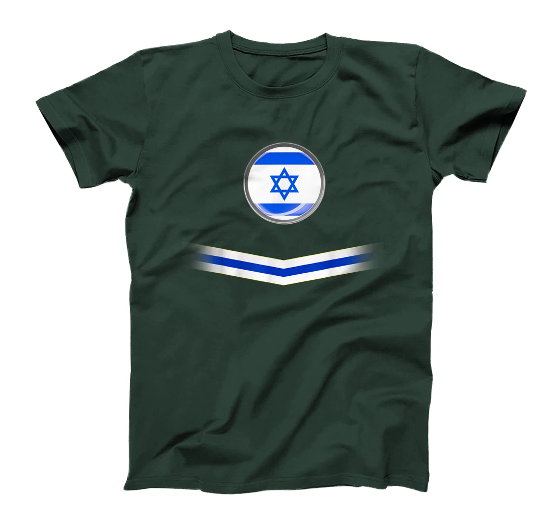 Israel Flag Map - Israel Country T-Shirt