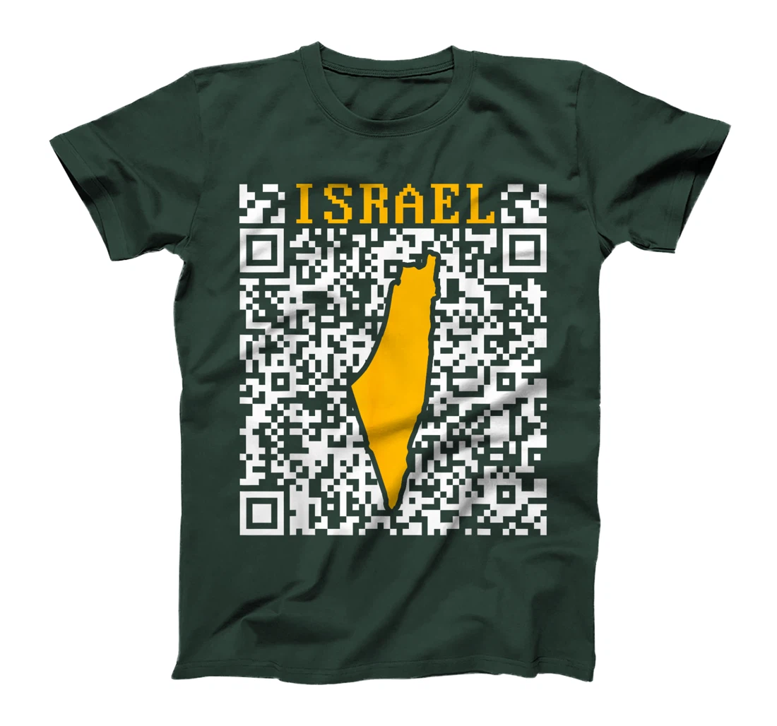 Israel Flag Map - Israel Country T-Shirt