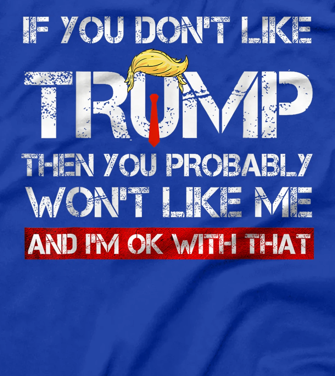 If You Don't Like Trump Then You Probably Won't Like Me 2024 T-Shirt