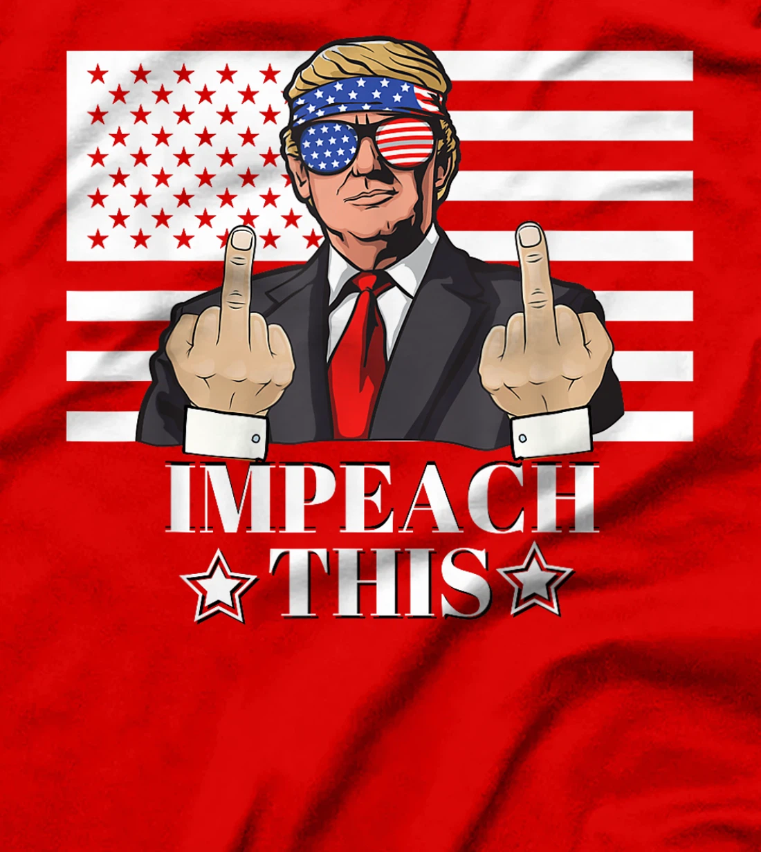 Impeach This Pro Donald Trump Gifts Republican Funny Gift T-Shirt