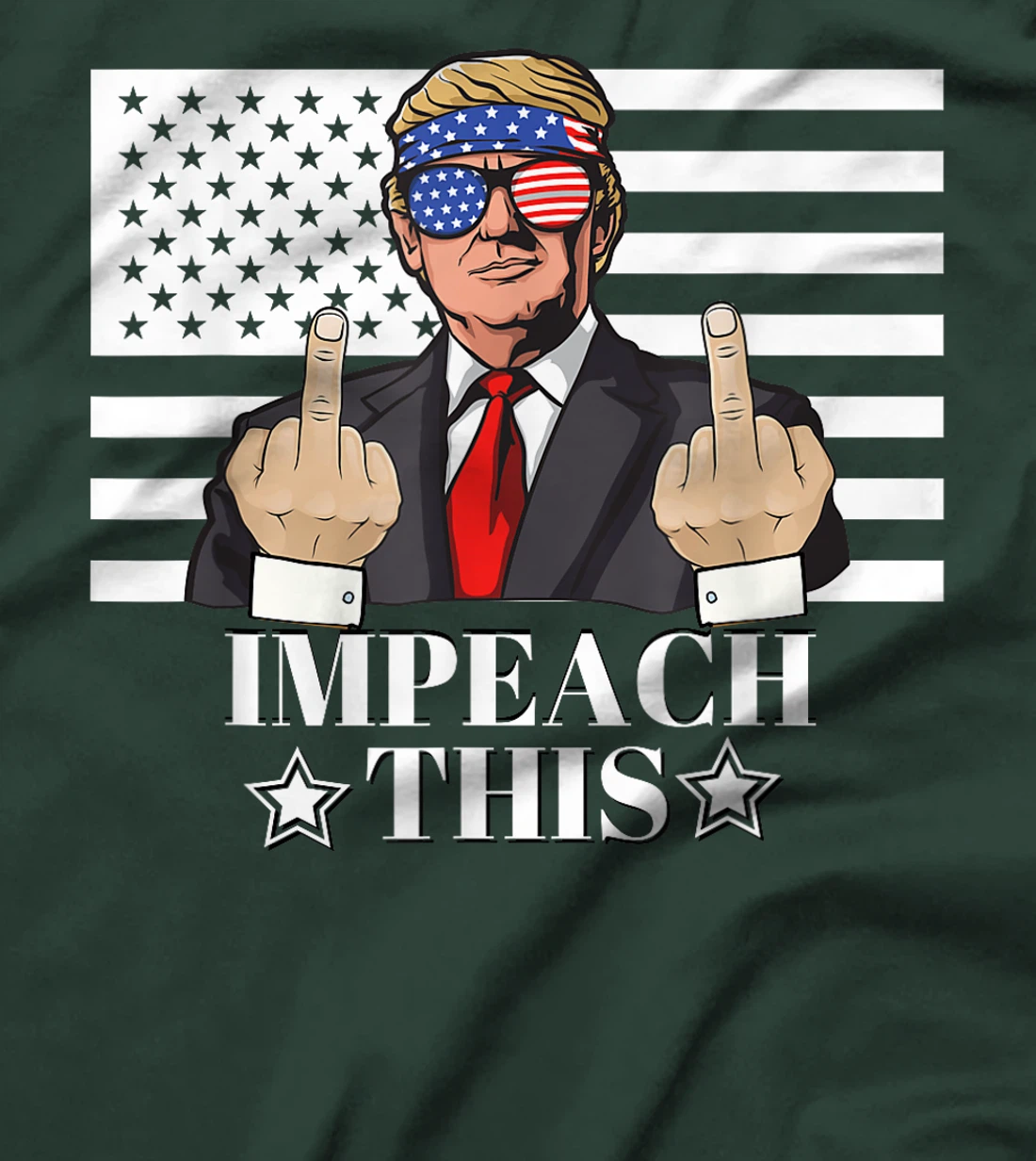 Impeach This Pro Donald Trump Gifts Republican Funny Gift T-Shirt