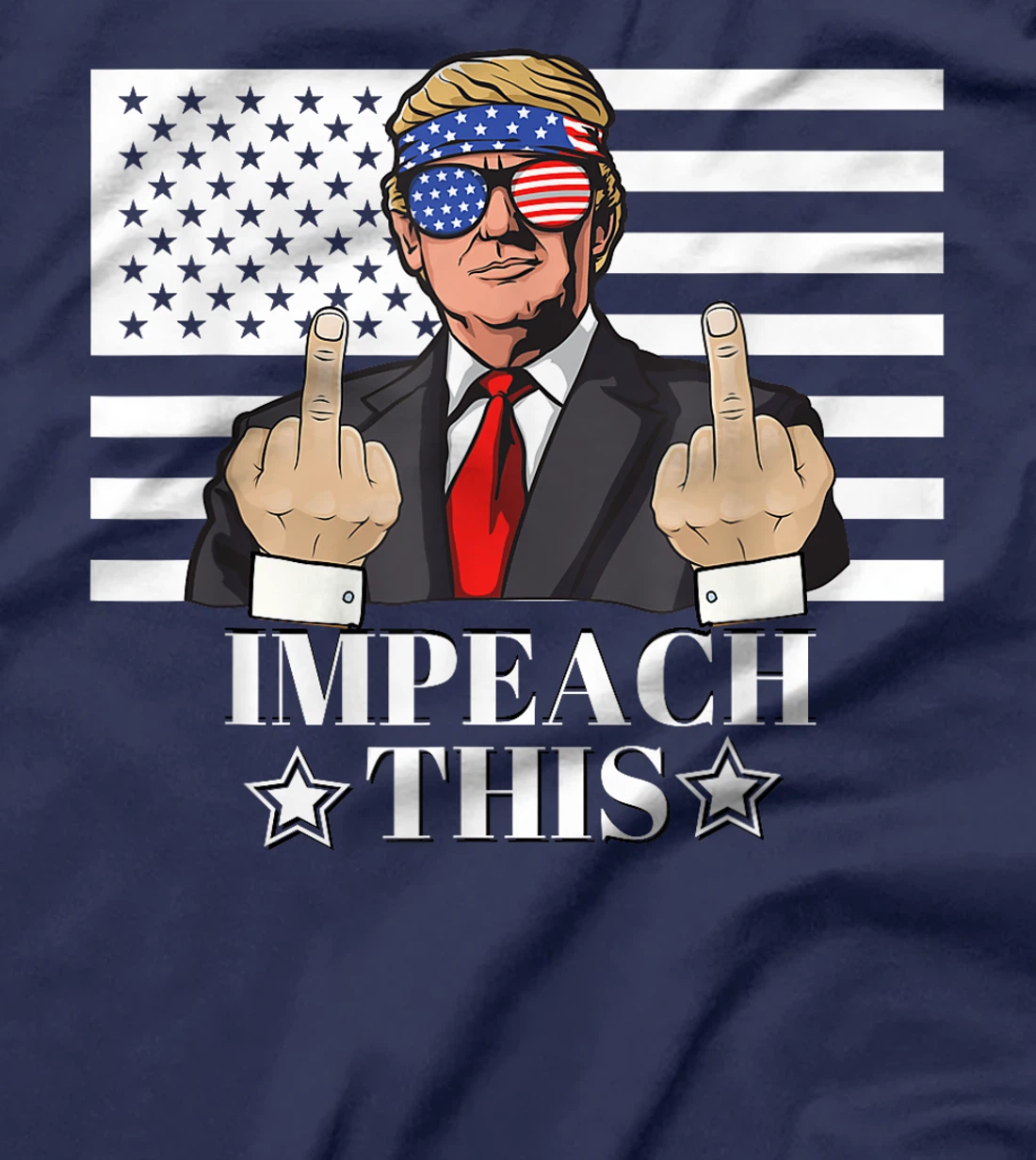Impeach This Pro Donald Trump Gifts Republican Funny Gift T-Shirt